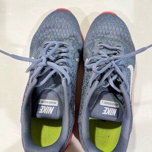 Nike Gray and Pink Air Max Sneakers